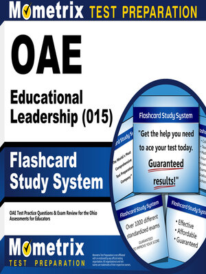 cover image of OAE Educational Leadership (015) Flashcard Study System